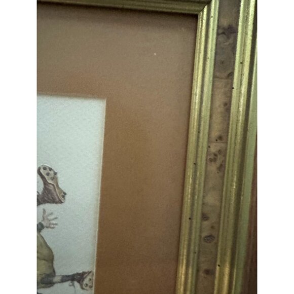 1970 Framed Norman Rockwell Quadruple Sports Print Framed Art 16" high and 15 7/ - Picture 10 of 12